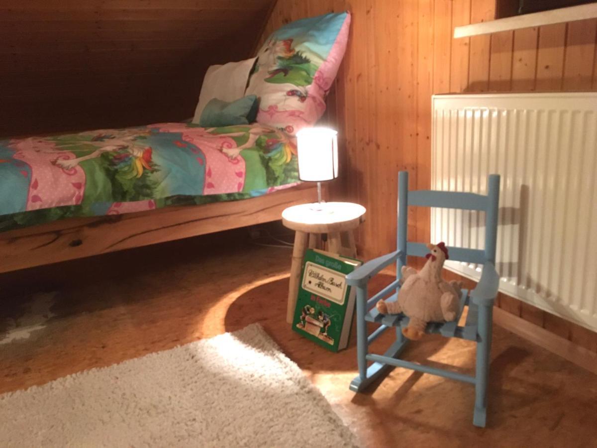 Kranich-Holzferienhaus 'Kleine Auszeit' Rehden Exterior foto