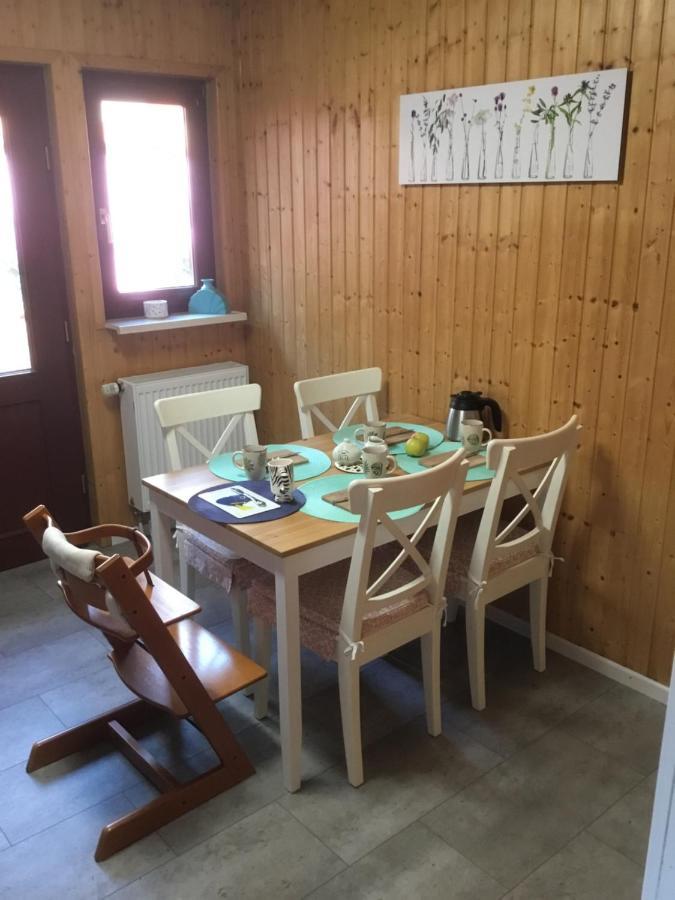 Kranich-Holzferienhaus 'Kleine Auszeit' Rehden Exterior foto